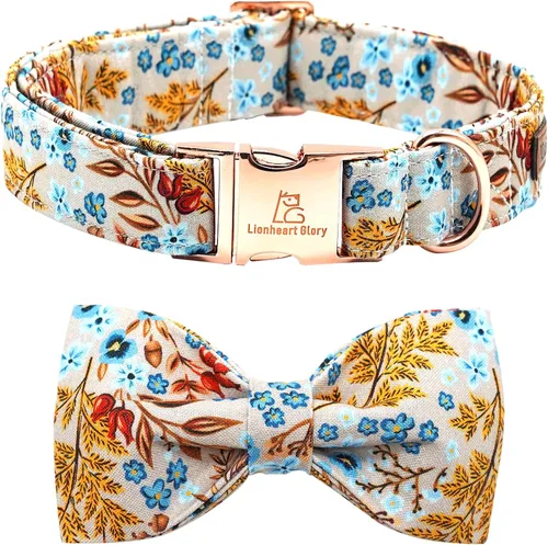 Vista 14 de Lionheart glory Collar de perro con bandera estadounidense, collar de lazo para perro del 4 de julio, resistente y ajustable, patriótico