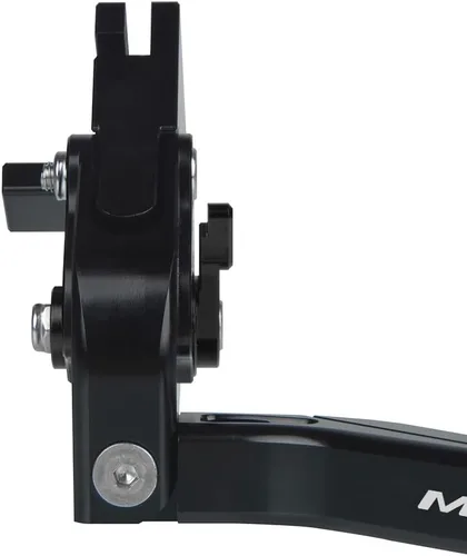 Vista 3 de LANQIAN Juego de palancas de embrague de freno plegable CNC extensible para MT07 2014-2023 Negro CNC 6061 Aluminum Brake Clutch Levers and handle