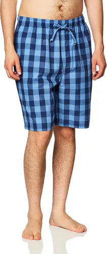 Vista 12 de Nautica - Pijama corto para dormir de hombre, 100% algodón, tejido suave, cintura elástica Azul