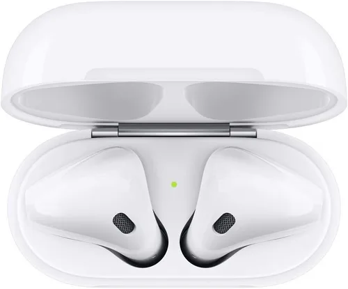 Vista 2 de Apple AirPods (2ª generación) Auriculares inalámbricos, auriculares Bluetooth con estuche de carga Lightning incluido, (MV7N2HN/A)