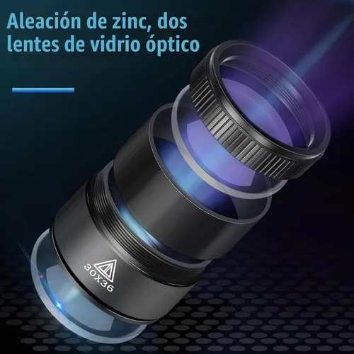 Vista 3 de Lupa monocular de lupa Jewelers, 5X, 10x, 15x, 20x, 1.181×1.417 in