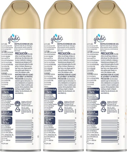 Vista 2 de Glade Aerosol, Hawaiian Breeze, 8 onzas, paquete de 3 Glade.