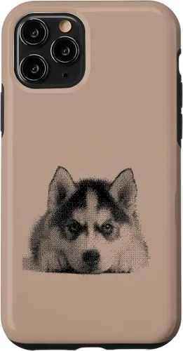 Vista 26 de Chic Husky Puppy for Dog Mom and Paw Parents Case for iPhone XR