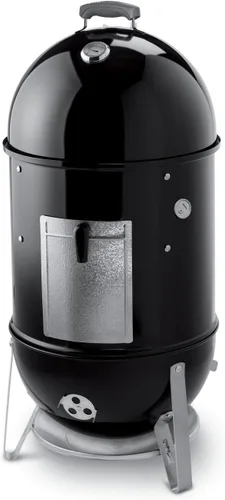 Vista 10 de Weber 711001 Hornillo de montaña Smokey de 14 pulgadas, hornillo de carbón, color negro, Fumador, 14 - pulgadas, Negro