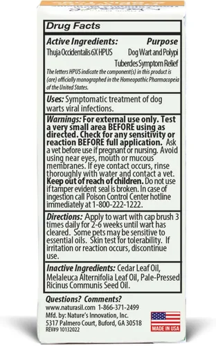 Vista 4 de naturasil Tratamiento perro verrugas 15 ml