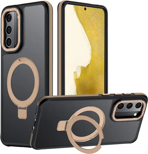 Vista 70 de Funda para Samsung Galaxy S24 Plus, soporte de anillo magnético ajustable [compatible con Magsafe], [protección a prueba de golpes de grado militar]