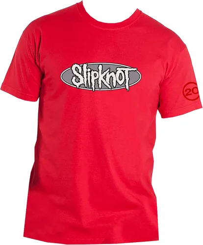 Vista 4 de Slipknot T Shirt 20Th Anniversary Don't Ever Judge Me Official Unisex Red