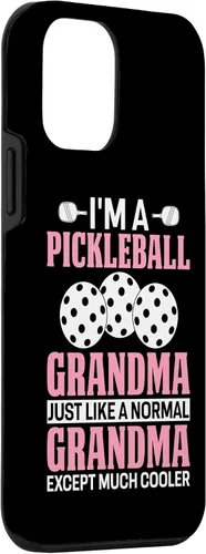 Vista 3 de Funda para iPhone 12 mini Pickleball Grandma Much Cooler Pickle Ball Player Case