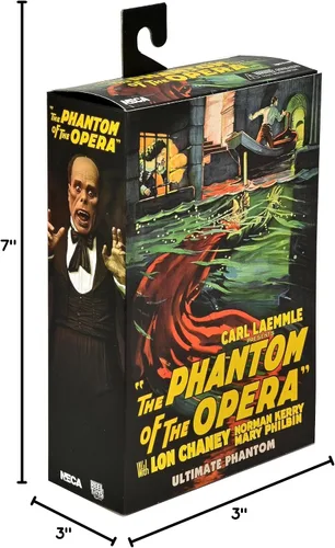 Vista 8 de NECA - Fantasma de la Ópera (1925) - Figura de acción a escala de 7" - Ultimate El fantasma de la ópera (color)