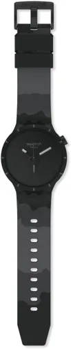 Vista 2 de Swatch BIG BOLD BIOCERAMIC BASALT Reloj Unisex (Modelo SB03B110), Negro -, BASALTO