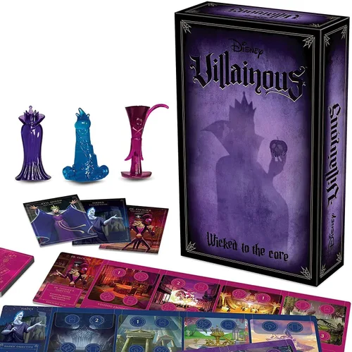 Vista 2 de Ravensburger Disney Villainous Wicked to The Core - Juego de mesa de estrategia para niños y adultos a partir de 10 años - Se puede jugar como un