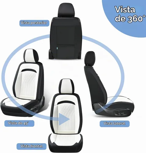 Vista 7 de FLORICH Fundas de asiento delantero de automóvil, fundas de asiento de cuero para automóviles, protector de asiento impermeable transpirable, fundas