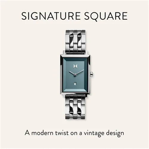 Vista 7 de MVMT - Reloj modelo Signature Square para mujer, analógico y minimalista