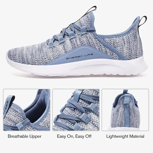 Vista 6 de ALEADER Energycloud - Tenis ligeros de mujer para caminar y correr
