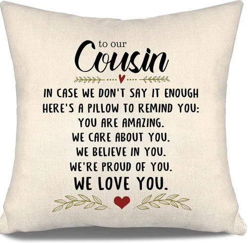 Vista 12 de En caso de que no lo diga lo suficiente aquí hay una almohada para recordarte que eres increíble, te aprecio, te quiero. Funda de almohada para tía