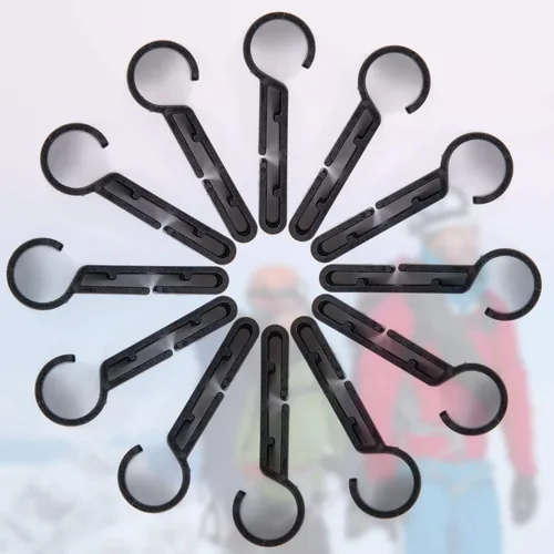 Vista 4 de Clips para faros con gancho para sombrero duro, accesorio de faro de casco duro