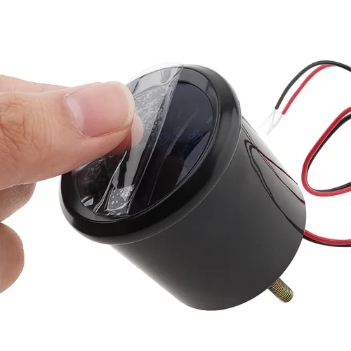 Vista 9 de Medidor de temperatura del agua para automóvil, 2 pulgadas, 2.047 in, 12 V, 104.0-248.0 °F, universal mecánico, eléctrico, medidor de temperatura