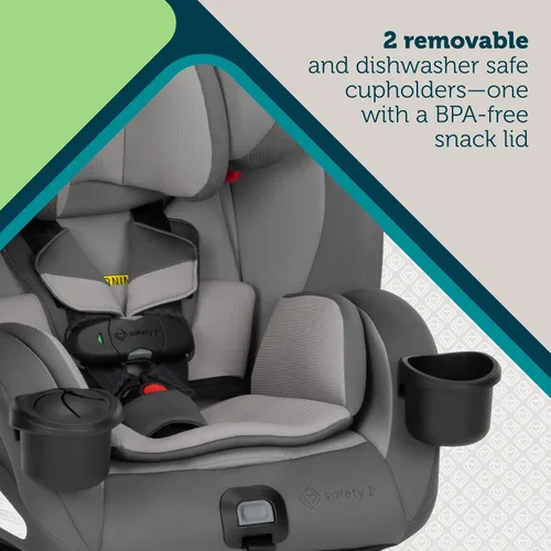 Vista 10 de Safety 1st EverSlim - Asiento de automóvil convertible 4 en 1, clip de pecho SecureTech, ultra delgado, 4 modos de bebé a refuerzo, asiento