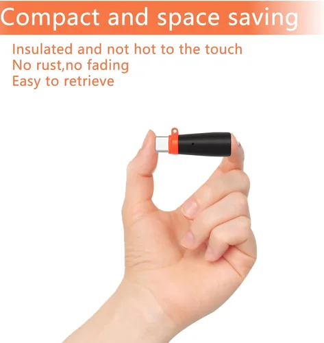 Vista 5 de Encendedor Eléctrico USB-C. Resistente al Viento y al Agua. Alimentado por Teléfono o Banco de Energía, mini, Ligero, Activado al Conectarse a una