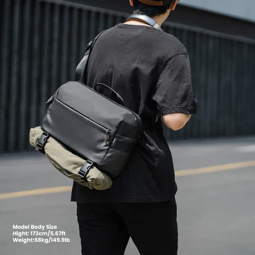 Vista 2 de H02 EDC Sling Bag Negro 14 - pulgadas