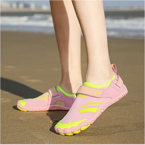Vista 8 de Zapatos de agua para mujeres y hombres, zapatos de meter para hombres, zapatos de caminar descalzos, zapatos de agua de secado rápido para zapatos