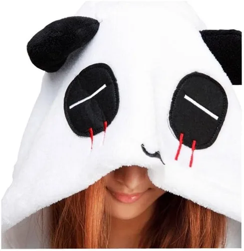 Vista 2 de Lifeye Pijama de panda unisex para adultos, disfraz de cosplay de animales
