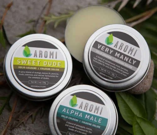 Vista 6 de Colonia sólida Fragancia aromática, Woodsy para hombre, aroma vegano y libre de crueldad, colonia asequible, relleno de calcetines
