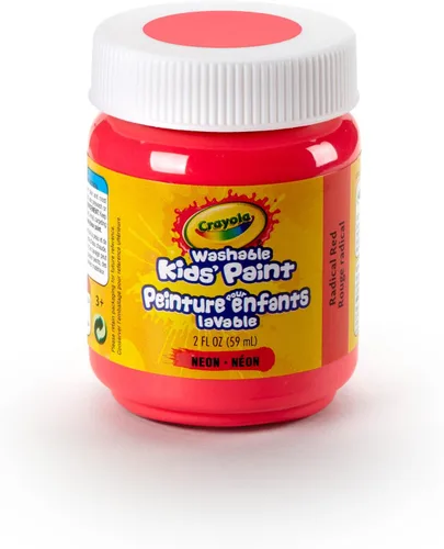 Vista 13 de Pintura de Crayola lavable para niño (6 colores surtidos) 2 oz cada una, paquete de de 1, Variados Varios