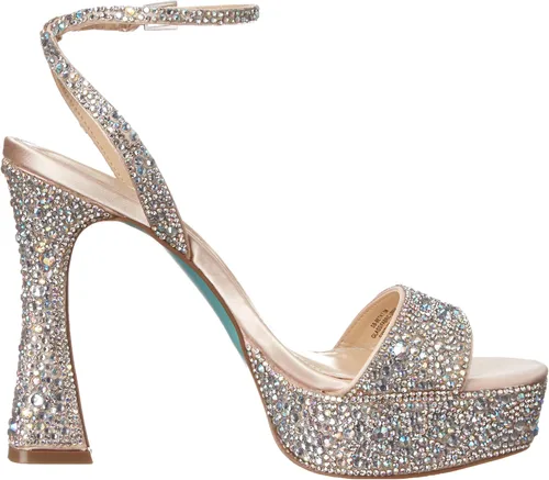 Vista 6 de Betsey Johnson Sandalia de tacón Sb-Beth para mujer Azul