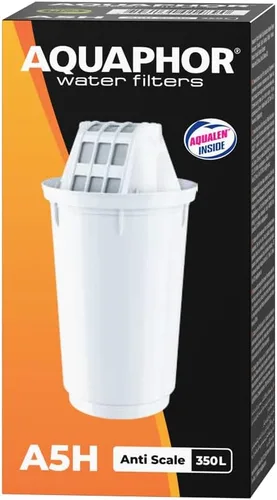 Vista 3 de AQUAPHOR Cartucho de filtro A5 con paquete de reducción de dureza añadido 1 Filtros de cal, cloro, metales pesados 350L de agua de mejor sabor