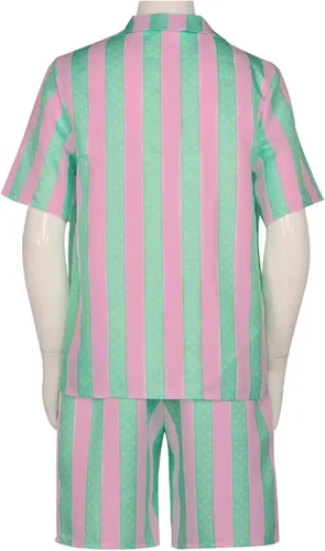 Vista 2 de Ruleewe Disfraz de Ken para adultos, para hombre, de la película 2023, Ken, cosplay, playa, trajes, camisa, pantalones cortos, trajes para fiesta