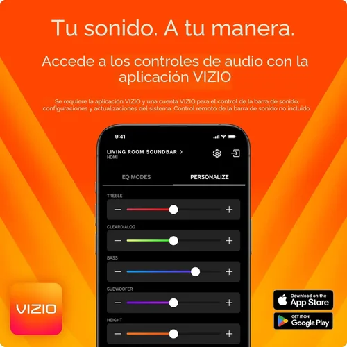 Vista 7 de VIZIO Barra de sonido todo en uno con Dolby Atmos y DTS:X, altavoz Bluetooth - SV210D-0806 (renovado)