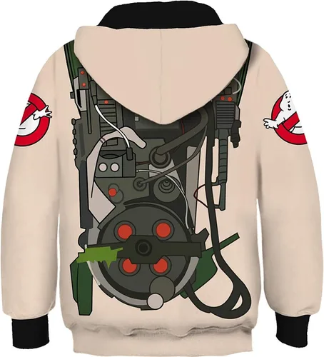 Vista 2 de Venkman - Sudadera con capucha para niños pequeños, disfraz de cosplay de Ghoul Hunter