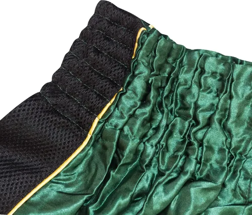 Vista 4 de SIAMKICK Pantalones cortos de Muay Thai para niños (4 años a 10 años), boxeo, kickboxing, artes marciales mixtas para niños y niñas