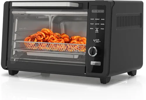 Vista 2 de BLACK+DECKER Crisp 'N Bake™ Horno tostador para freír digital de 6 rebanadas