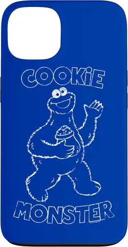 Vista 7 de Funda simple para iPhone 16 Sesame Street Cookie Monster