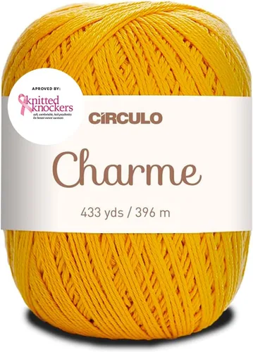 Vista 13 de CIRCULO Charme - Paquete de hilo para tejer y ganchillo, 3 bolas de 100% algodón virgen brasileño mercerizado, peso deportivo suave, color 2012