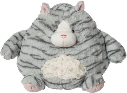 Vista 3 de Mary Meyer Almohada Puffernutter de peluche suave, 10 pulgadas, gatito