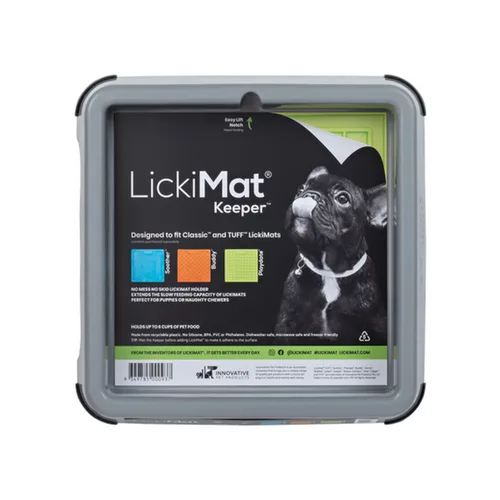 Vista 6 de Comedero para Perro Lickimat Indoor Keeper Gris Polipropileno