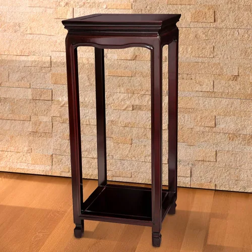 Vista 2 de Red Lantern Soporte cuadrado oriental de palisandro de 28", acabado oscuro