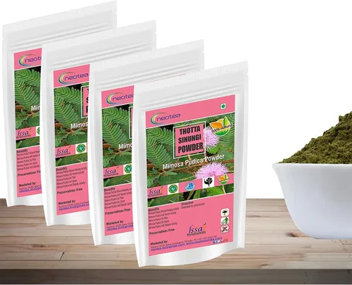 Vista 3 de DKM Thotta Sinungi Mimosa Pudica en polvo, 10.58 oz, 10.5822 onzas