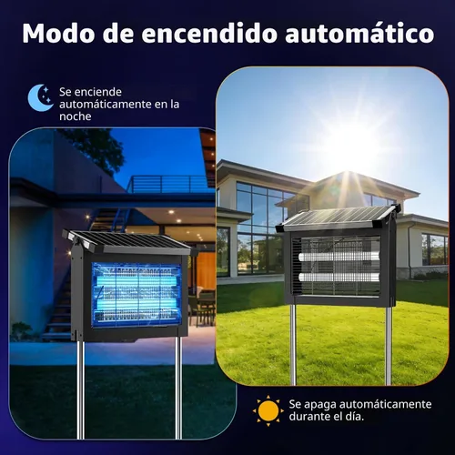 Vista 5 de OnBeam Exterminador solar de insectos al aire libre, trampa para moscas