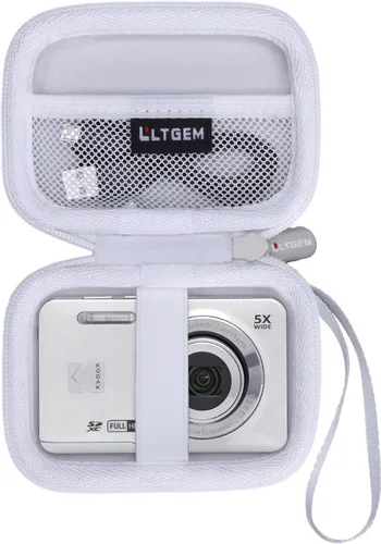 Vista 11 de LTGEM - Funda compatible con cámara digital Kodak PIXPRO Friendly Zoom FZ55 de 16 MP, color negro