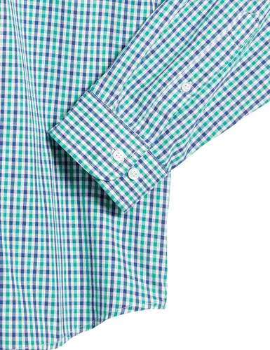 Vista 5 de Tienda Essentials Camisa de popelina para hombre, informal, de manga larga, con ajuste regular
