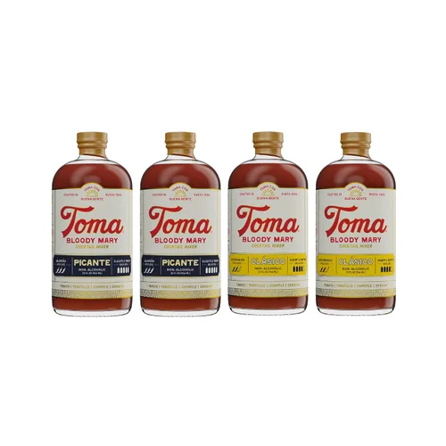 Vista 9 de Toma Bloody Mary Mix, mezcladores de cóctel de alta calidad para alojamiento sencillo en casa para brunch y eventos, totalmente natural, sin gluten