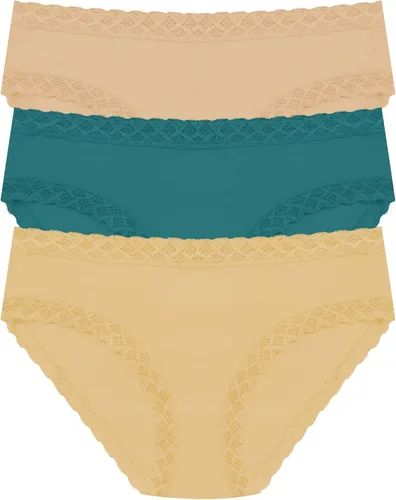 Vista 21 de Natori Paquete de 3 bragas Bliss Girl para mujer Café
