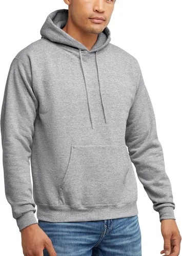 Vista 34 de Hanes Men's Hoodie - EcoSmart Fleece Hooded Sweatshirt for Men & Women - Midweight Fleece - Big & Tall Available