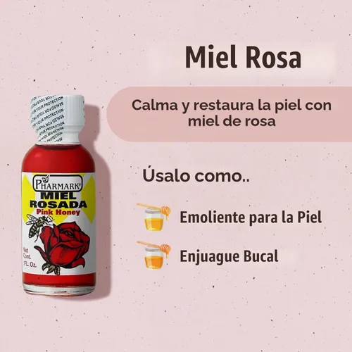 Vista 5 de Pharmark Miel Rosada 1 Oz Miel Rosa