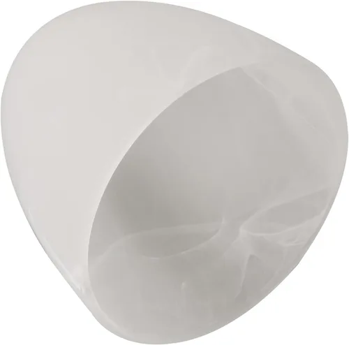 Vista 5 de Paquete de 3 pantallas de cristal de alabastro con forma de campana, de estilo tradicional, repuesto para luces de ventilador de techo, luz
