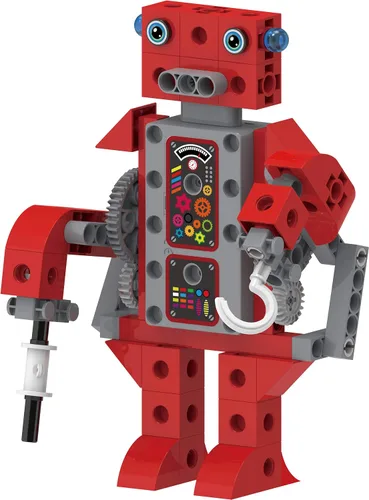 Vista 6 de Thames & Kosmos Fábrica de Robots para Niños: Kit de Experimentos STEM de Robots Raros, Desajustados y Rebeldes Construcción de Modelos Prácticos